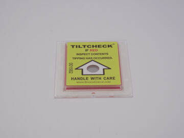 Étiquette de contrôle de l’inclinaison